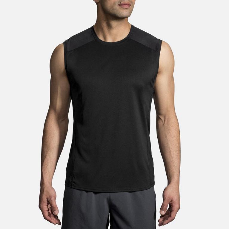 Brooks Stealthless - Mens Running Tank Top - Grey (79052SKLJ)